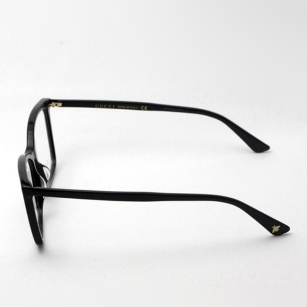 NEW GUCCI GG0025O 001 BLACK AUTHENTIC EYEGLASSES FRAME - Picture 5 of 7